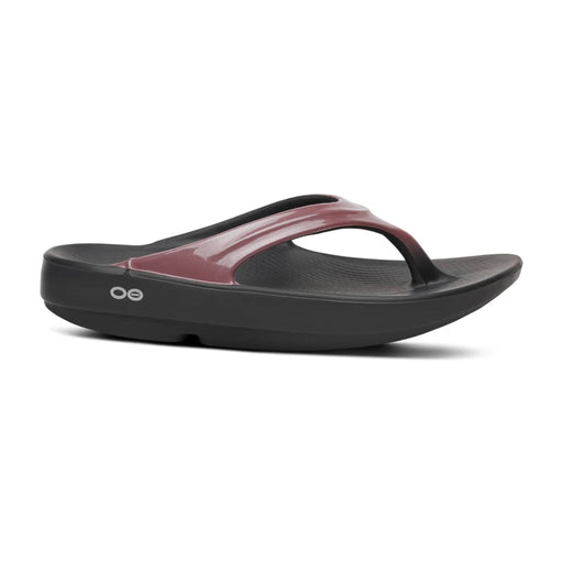 OOFOS SANDAL 5 / Black & Rosewood OOlala Luxe OOlala Luxe