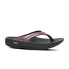 OOFOS SANDAL 5 / Black & Rosewood OOlala Luxe Thong OOlala Luxe Thong
