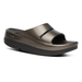 OOFOS SANDAL 5 / Titanium Mirror OOmega OOahh Luxe Slide 198411011644 OOmega OOahh Luxe Slide