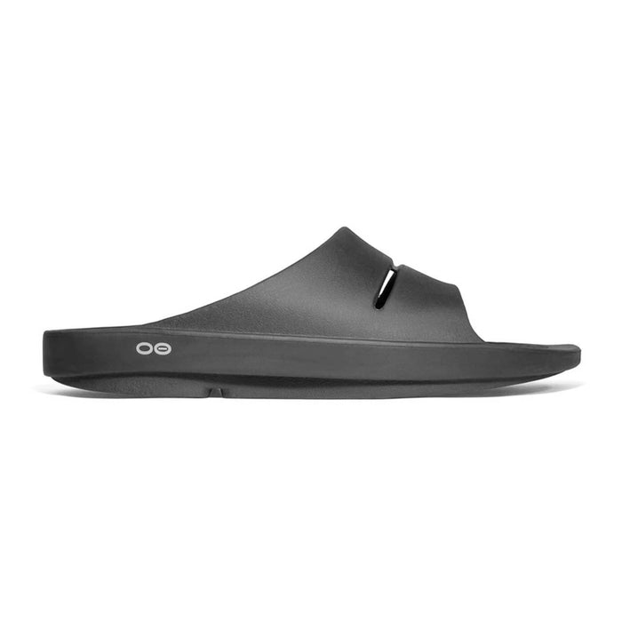 OOFOS sandal MEN 3 / WOMEN 5 / Black Ooahh Unisex  Slide 848282002455 Ooahh Unisex  Slide