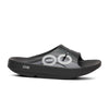 OOFOS SANDAL Men's 3 | Women's 5 / Black Waves OOahh Sport Slide OOahh Sport Slide / Ocean Blue Wave