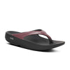OOFOS SANDAL OOlala Luxe Thong OOlala Luxe Thong / Black & Rosewood