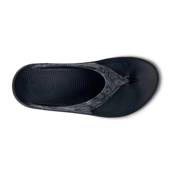 OOFOS sandal OOriginal Sport Thong Black Water Camo OOriginal Sport Thong Black Water Camo