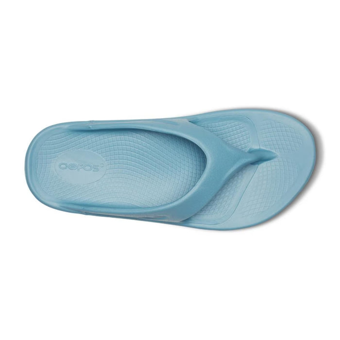 OOFOS SANDAL Women OOriginal Thong Ocean Blue Women OOriginal Thong Ocean Blue