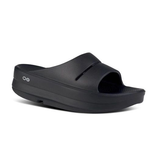 OOFOS sandal WOMEN'S OOMEGA OOAHH SANDAL - BLACK WOMEN'S OOMEGA OOAHH SANDAL - BLACK