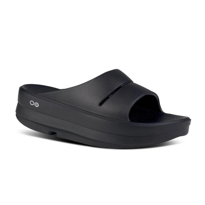 OOFOS sandal WOMEN'S OOMEGA OOAHH SANDAL - BLACK WOMEN'S OOMEGA OOAHH SANDAL - BLACK
