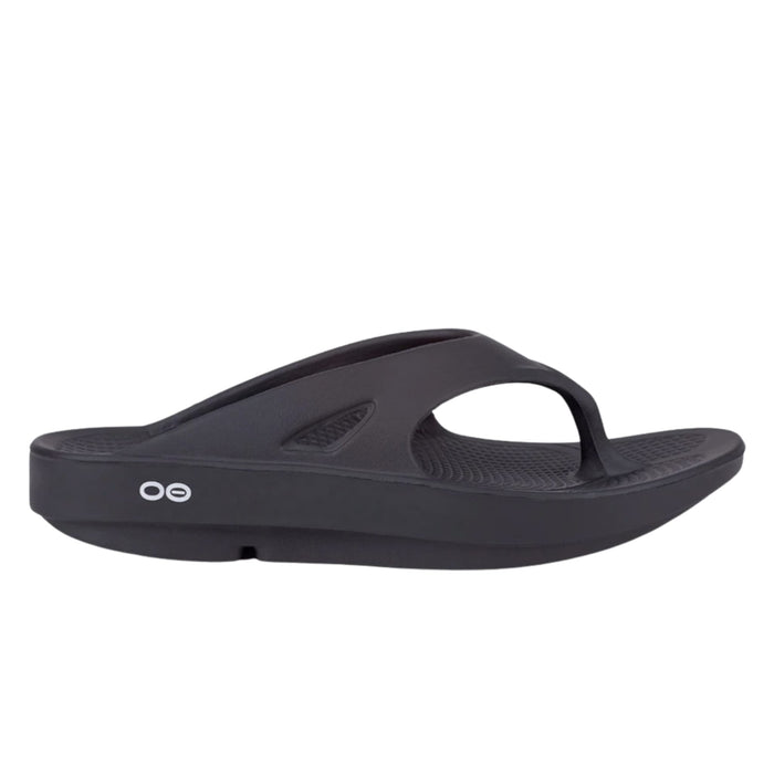 OOFOS SANDALS MEN 3 / WOMEN 5 / Black OOriginal Thong Unisex 848282002035 OOriginal Thong Unisex