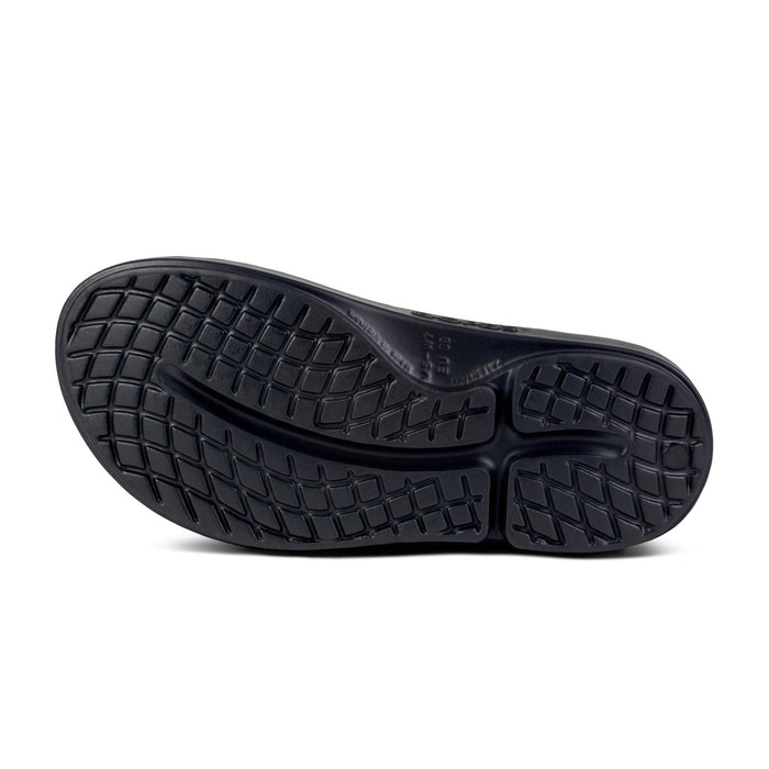 OOFOS Sandals OOahh Luxe Slide Midnight Spectre OOahh Luxe Slide Midnight Spectre