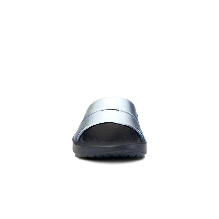 OOFOS Sandals OOahh Luxe Slide Midnight Spectre OOahh Luxe Slide Midnight Spectre