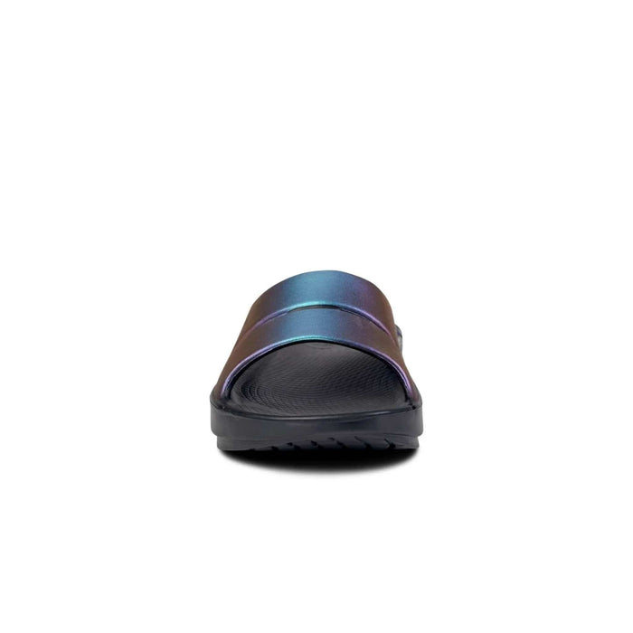 OOFOS Sandals OOahh Luxe Slide Midnight Spectre OOahh Luxe Slide Midnight Spectre