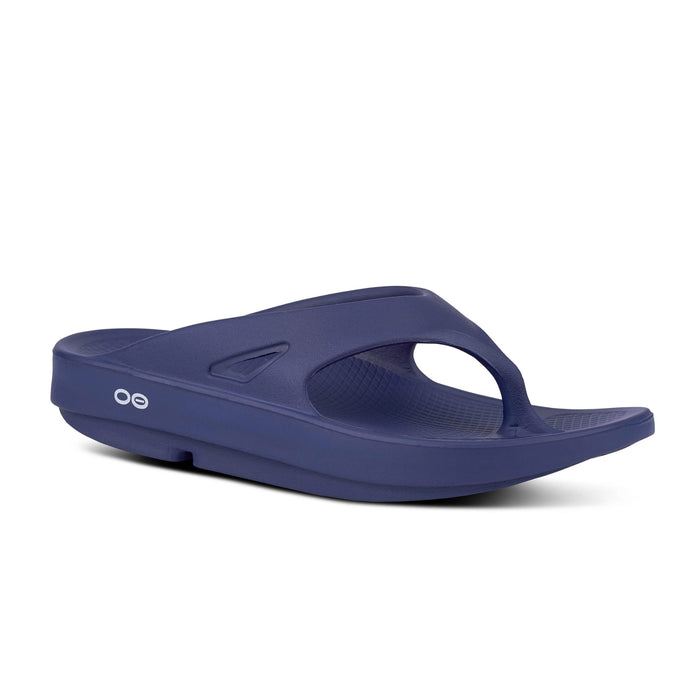 OOFOS Sandals OOriginal UNISEX Thong Navy OOriginal UNISEX Thong Navy