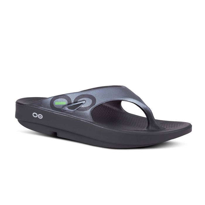 OOFOS scandals MEN 3 / WOMEN 5 / Black/Graphite UNISEX OOriginal Sport Thong 22956603 UNISEX OOriginal Sport Thong