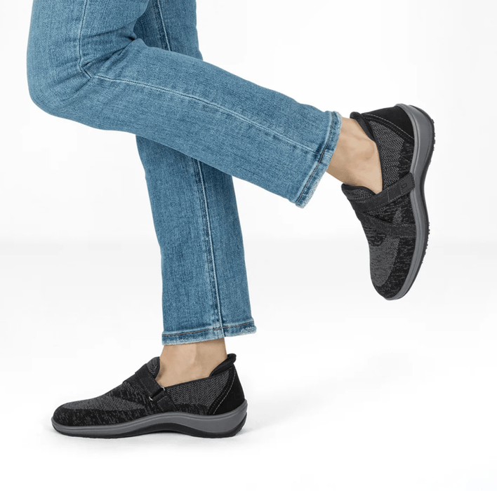 ORTHOFEET SHOES Amalya Black Amalya Black