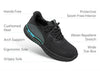 ORTHOFEET SHOES Nira Hands-Free Nira Hands-Free / Black/Gray
