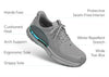 ORTHOFEET SHOES Tilos Hands-Free Tilos Hands-Free / Black / Black