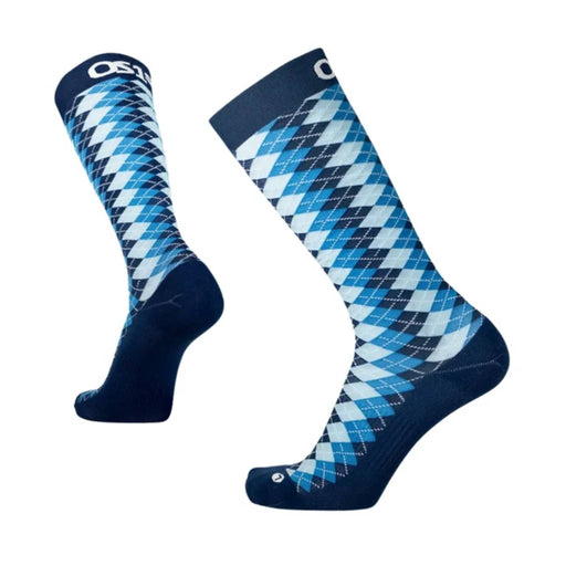 OS1ST SOCKS S / Blue Argyle Wellness Compression Sock 840434501779 Wellness Compression Sock