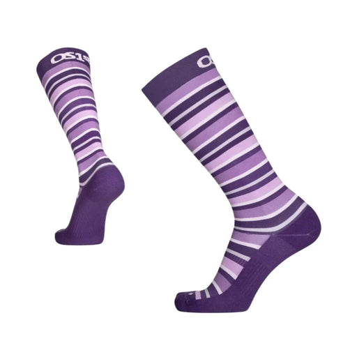 OS1ST SOCKS S / Purple with Stripes Wellness Compression Sock Wellness Compression Sock