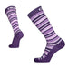 OS1ST SOCKS S / Purple with Stripes Wellness Compression Socks | Over the Calf Wellness Compression Socks | Over the Calf