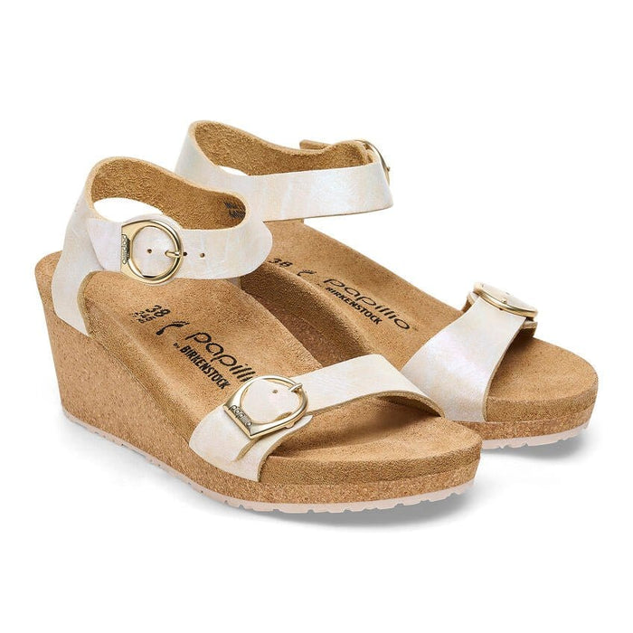PAPILLIO sandal Soley Nubuck Leather Metallic Silver Soley Nubuck Leather Metallic Silver