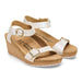 PAPILLIO sandal Soley Nubuck Leather Metallic Silver Soley Nubuck Leather Metallic Silver