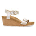 PAPILLIO sandal Soley Nubuck Leather Metallic Silver Soley Nubuck Leather Metallic Silver