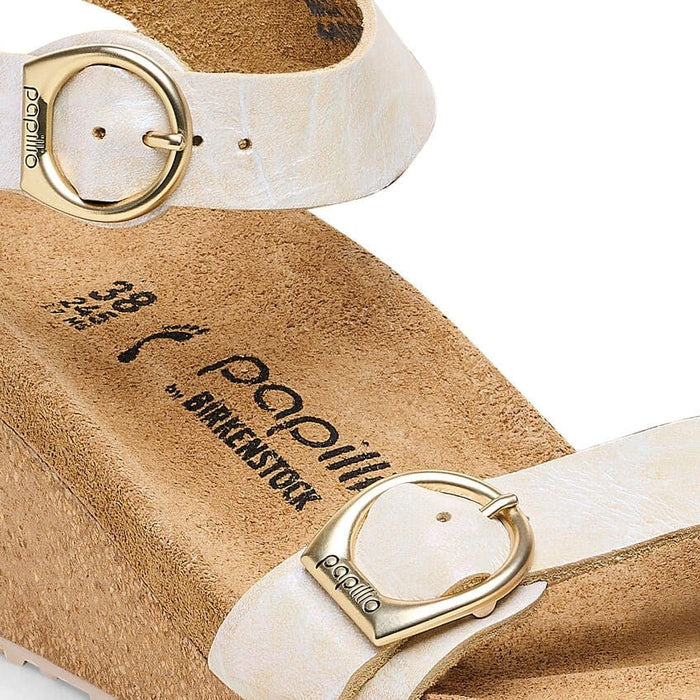 PAPILLIO sandal Soley Nubuck Leather Metallic Silver Soley Nubuck Leather Metallic Silver