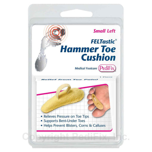 PEDIFIX accessories SMALL LEFT PEDIFIX HAMMER TOE CUSHION 092437815425 PEDIFIX HAMMER TOE CUSHION