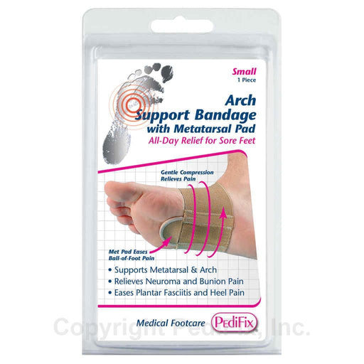 PEDIFIX accessories Small PediFix® Arch Support Bandage with Metatarsal Pad 092437108985 PediFix® Arch Support Bandage with Metatarsal Pad