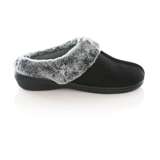 POWERSTEP cliog 5 / Black PowerStep Women's Clog Slippers | Plantar Fasciitis Arch Support Orthotic House Shoe PowerStep Women's Clog Slippers | Plantar Fasciitis Arch Support Orthotic House Shoe