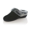 POWERSTEP cliog PowerStep Women's Clog Slippers | Plantar Fasciitis Arch Support Orthotic House Shoe PowerStep Women's Clog Slippers | Plantar Fasciitis Arch Support Orthotic House Shoe / Black