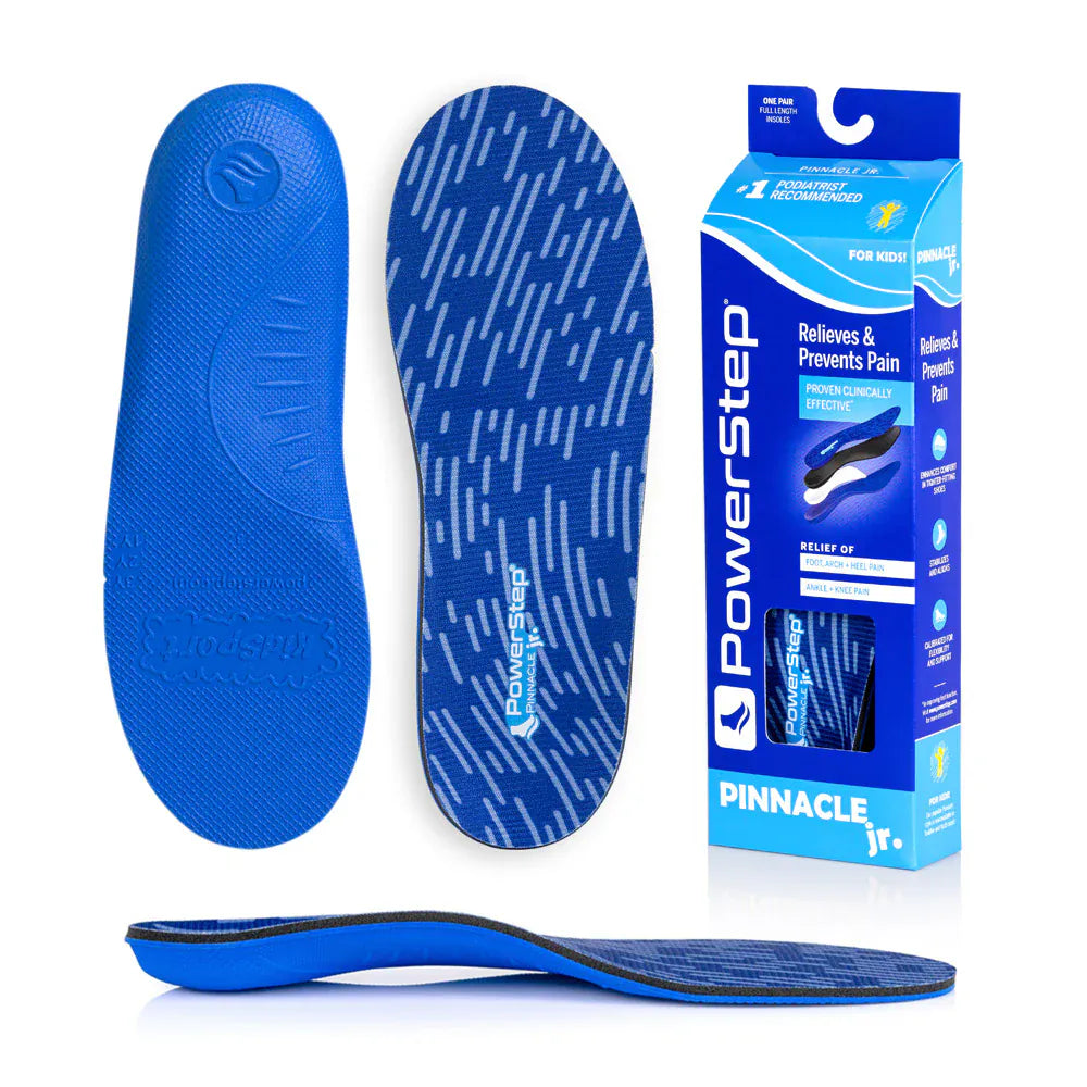 PowerStep Pinnacle Junior Insoles | Children's Pain Relief Shoe Insert ...