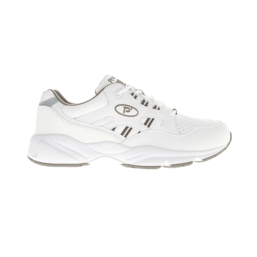 PROPET SHOES 8 / White/Taupe / Extra Wide Propet Stability Walker Men's - Diabetic Friendly 195040748453 Propet Stability Walker Men's - Diabetic Friendly
