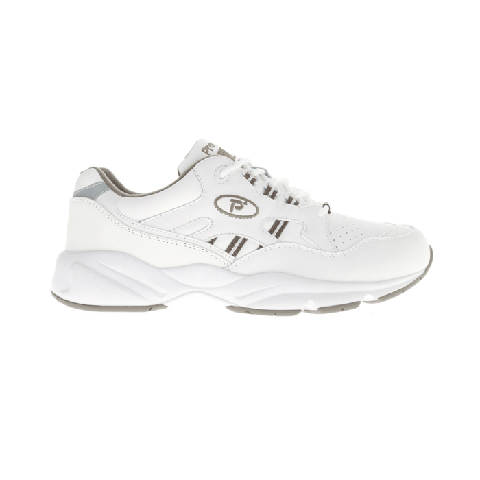 PROPET SHOES 8 / White/Taupe / Extra Wide Propet Stability Walker Men's - Diabetic Friendly 195040748453 Propet Stability Walker Men's - Diabetic Friendly