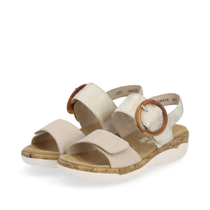 REMONTE SANDAL 37 / Beige R6853 / Jocelyn 53 644403959239 R6853 / Jocelyn 53