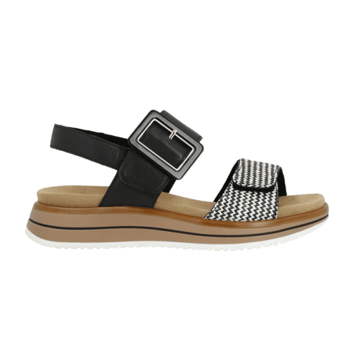 REMONTE SANDAL EU 36 - US  5-5.5 / Black / Cream D1J53 Jocelyn - Black / Cream D1J53 Jocelyn - Black / Cream