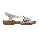 Rieker SANDAL EU 36 / US 5-5.5 / Rose-Metallic Regina B4 - Rose Metallic Regina B4 - Rose Metallic