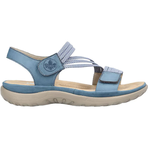 Rieker SANDAL EU 37 / US 6 / Royal/Jeans-Weiss Franja 70 644403885606 Franja 70