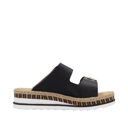 Rieker SANDAL EU 37 / US 6 / Schwarz/Nude Regina 55 Regina 55