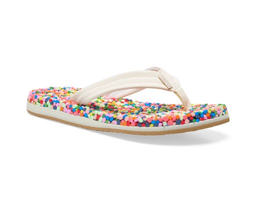 SANUK SANDAL 1 / Rainbow Confetti Bubblecush - Youth 671371973301 Bubblecush - Youth