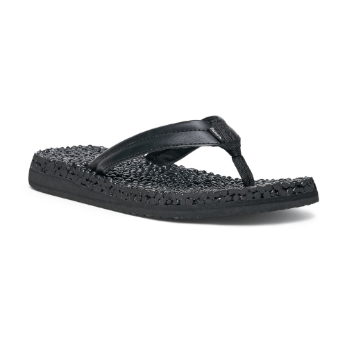 SANUK SANDAL 6 / Black Bubblecush 671371968444 Bubblecush