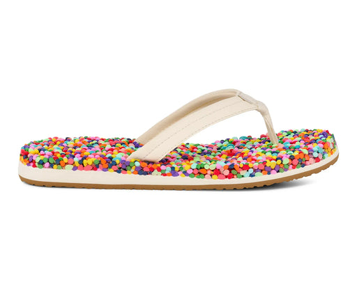 SANUK SANDAL 6 / Rainbow Bubblecush - Women 197634683423 Bubblecush - Women