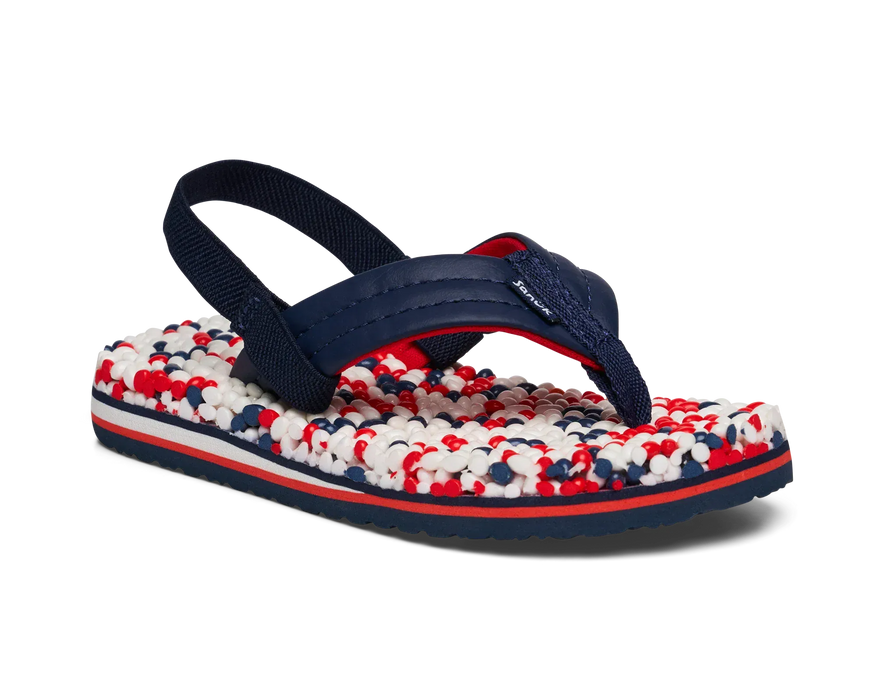 SANUK SANDAL 8-9 / America Bubblecush - Toddler 671371969014 Bubblecush - Toddler