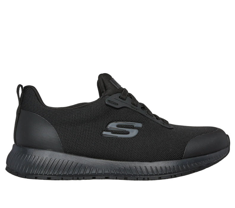SKECHERS SHOES 6 / Black Women's Work: Squad SR 191665181637 Women's Work: Squad SR