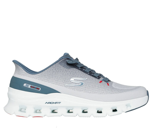 SKECHERS SHOES 8 / Gray/Blue Skechers Slip-ins: Arch Fit Glide-Step Pro Skechers Slip-ins: Arch Fit Glide-Step Pro