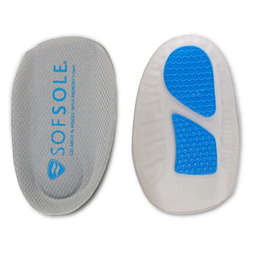 SOFSOLE INSOLES Men 7-12 Gel Arch With Memory Foam 096506186867 Gel Arch With Memory Foam