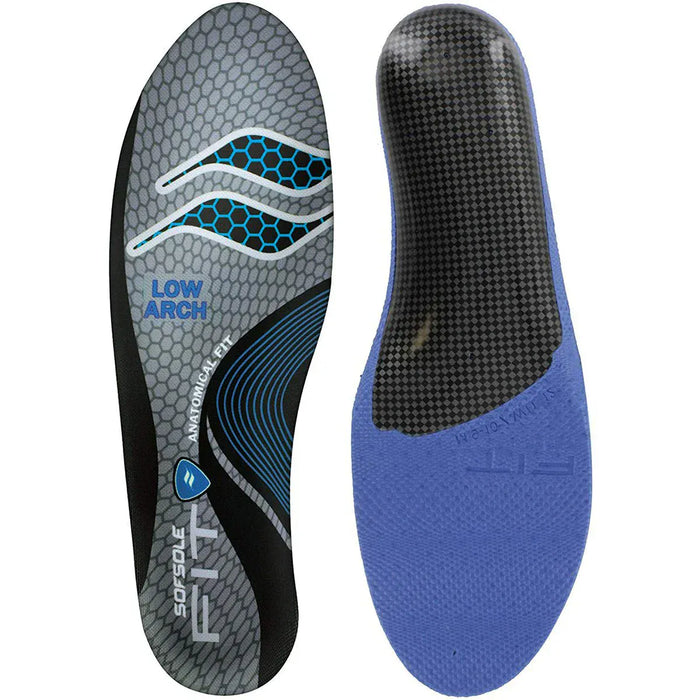 SOFSOLE ORTHOTICS W 9-10/ M 7-8 Sof Sole Fit Series Low Arch Shoe Insoles 096506125057 Sof Sole Fit Series Low Arch Shoe Insoles