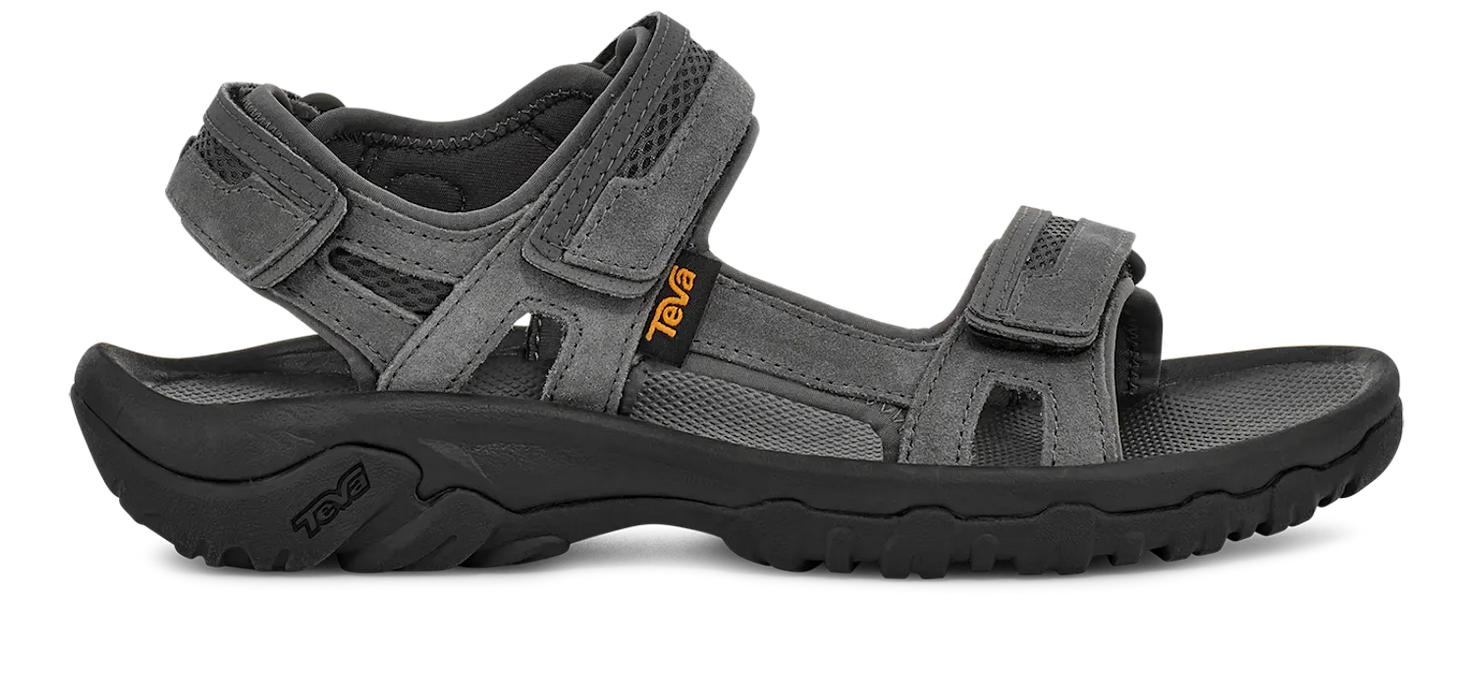 TEVA SANDALS 7 / DARK GULL GREY MEN HUDSON HIKING SANDAL MEN HUDSON HIKING SANDAL