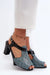 Ukrainian Vibe 5.5 Carelia Buckled Post Heel Sandals Carelia Buckled Post Heel Sandals