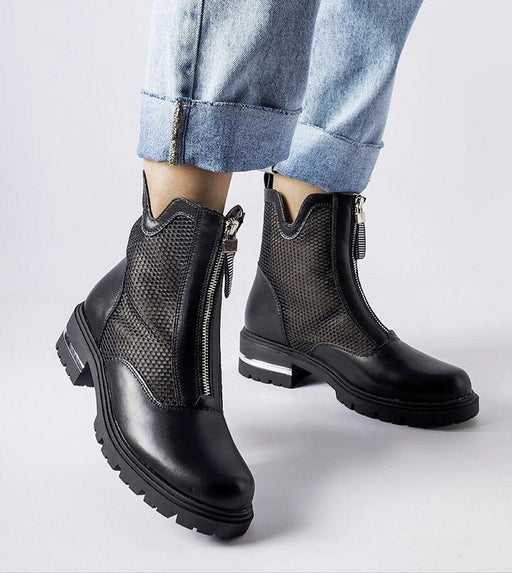 Ukrainian Vibe 5.5 Cavour Openwork Eco Leather Boots Cavour Openwork Eco Leather Boots