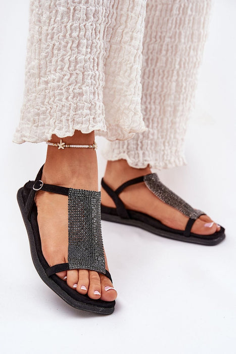 Ukrainian Vibe 5.5 Cirellane Crystal Strap Sandals Cirellane Crystal Strap Sandals